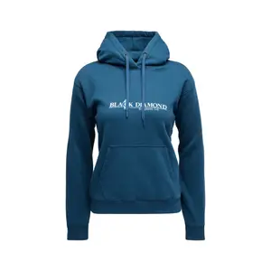 Women's hooded sweatshirt Black Diamond Heritage Wordmark PO