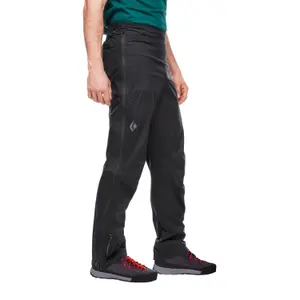 Pantalones de lluvia con cremallera completa Black Diamond Stormline Strech image-1