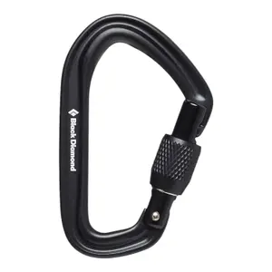Screw-type climbing carabiner Black Diamond Hotforge image-0