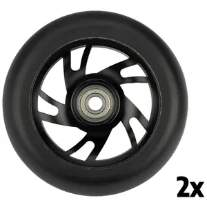 Black Dragon® Aluminium Spoke Freestyle Scooter Wheel