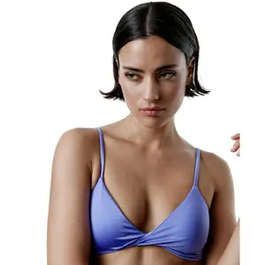 Sujetador de bikini balconette mujer Black Limba Glimmer image-0