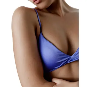 Sujetador de bikini balconette mujer Black Limba Glimmer image-2