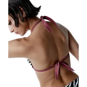 Top de bikini triangular feminino Black Limba Wild image-2