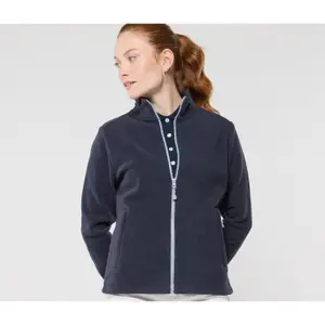 Women's zipped fleece Black & Match Grizzly image-3