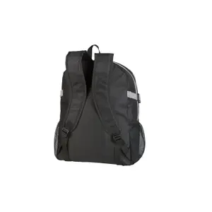 Backpack with 2 large compartments Black & Match image-1