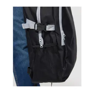 Backpack with 2 large compartments Black & Match image-4