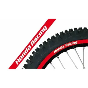 Motorbike Rim Decoration Stickers Blackbird Racing Replica Honda image-0