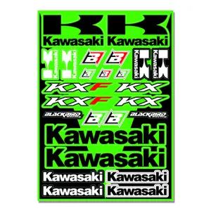 Kit decoratie motor sticker set Blackbird Racing Kawasaki image-0
