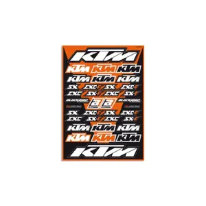 Motorbike Decoration Kit Sticker Sheet Blackbird Racing KTM image-0