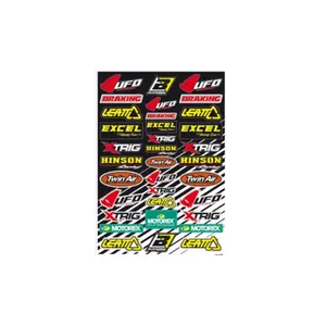 Motorbike Decoration Kit Sticker Sheet Blackbird Racing 2014 image-0