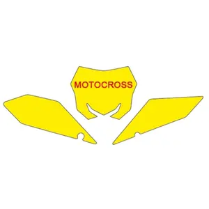 Motorcycle plate Blackbird Racing Suzuki RM-Z450 (x3) image-1
