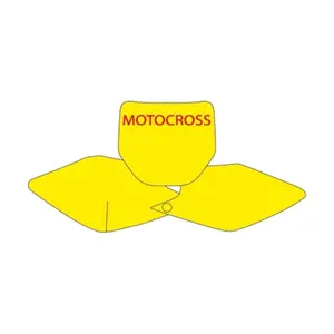 Motorcycle Stickers Number Plate Backgrounds Blackbird Racing Kawasaki KX250F/450F image-0