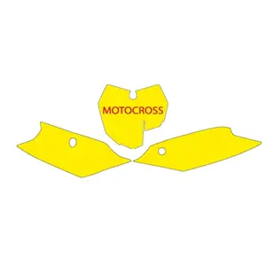 Motorcycle Stickers Number Plate Backgrounds Blackbird Racing KTM SX/SX-F image-0