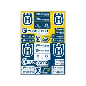 Motorcycle Decoration Kit PVC Sticker Sheet Blackbird Racing Husqvarna image-0