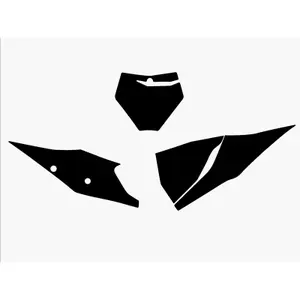 Motorcycle Stickers Number Plate Backgrounds Blackbird Racing image-0