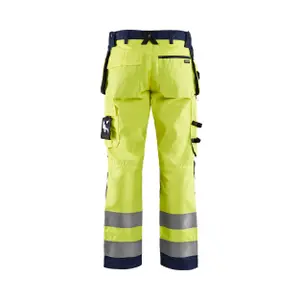 High-Visibility Trousers with Floating Pockets Blaklader image-2
