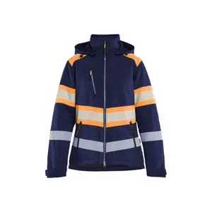 High-Visibility Hooded Jacket Women Blaklader Softshell image-0