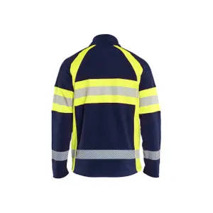 Chaqueta de trabajo con cremallera de micropolar alta visibilidad Blaklader image-1