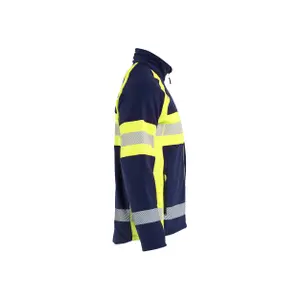 Chaqueta de trabajo con cremallera de micropolar alta visibilidad Blaklader image-2