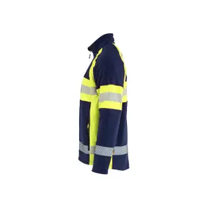 Chaqueta de trabajo con cremallera de micropolar alta visibilidad Blaklader image-3