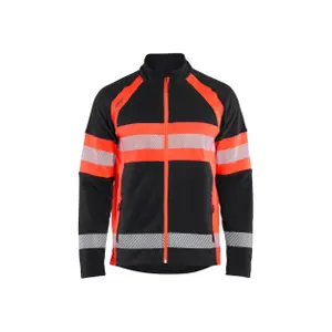 Chaqueta de trabajo con cremallera de micropolar alta visibilidad Blaklader image-0