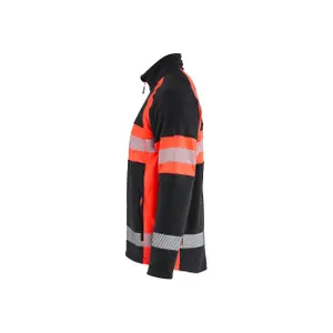 Chaqueta de trabajo con cremallera de micropolar alta visibilidad Blaklader image-3