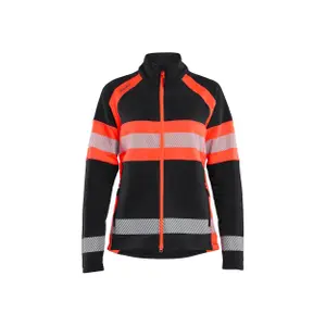 Hochsichtbare Damen Fleecejacke mit Reißverschluss Blaklader