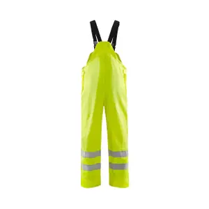 High-visibility bib and brace rain overalls Blaklader image-3