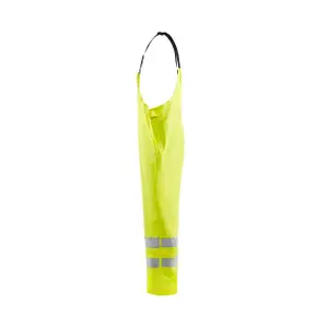 High-visibility bib and brace rain overalls Blaklader image-2