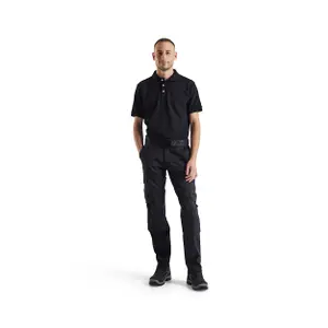 Work pants with 2d stretch knee pockets Blaklader image-1