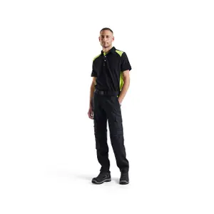 Work pants with 2d stretch knee pockets Blaklader image-1