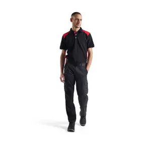 Work pants with 2d stretch knee pockets Blaklader image-1