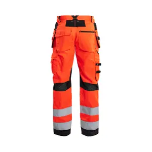 Pantalon de travail artisan aéré haute visibilité +stretch Blaklader image-1