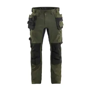 Work trousers with stretch pockets 2D Blaklader image-0