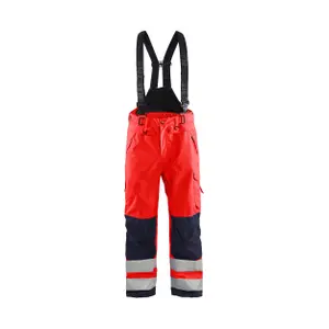 Work shell trousers Blaklader Hivis image-0