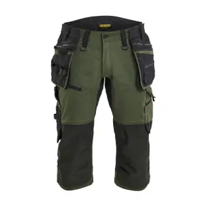 Stretch cropped trousers Blaklader Striker image-0