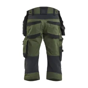 Stretch cropped trousers Blaklader Striker image-1