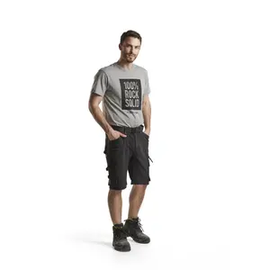 Short stretch 4D without floating pocket Blaklader X1900 image-1