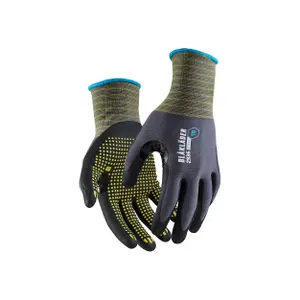 Nitrile work gloves with spot grip Blaklader image-0