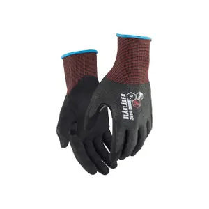 Cut-resistant touchscreen work gloves level D nitrile coated Blaklader image-0