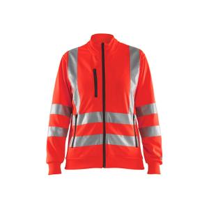 330819745500-3308-high-vis-zip-sweatshirt-damen-blaklader-neonrot