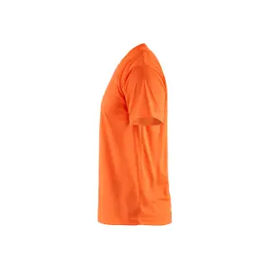 High visibility V-neck T-shirt Blaklader image-2