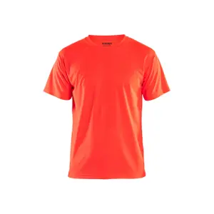 High visibility V-neck T-shirt Blaklader image-0