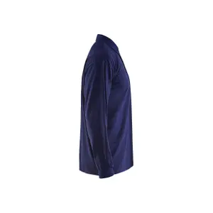 Flame-retardant long-sleeve polo shirt Blaklader image-1