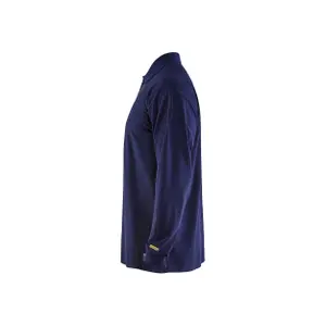 Flame-retardant long-sleeve polo shirt Blaklader image-2