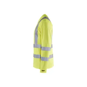 Long-sleeved high-visibility v-neck anti-uv T-shirt Blaklader image-3