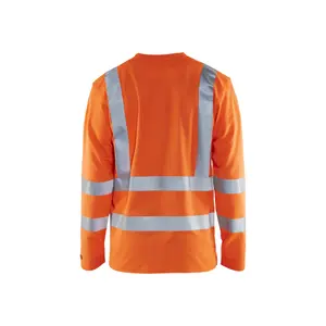 Long-sleeved high-visibility v-neck anti-uv T-shirt Blaklader image-2