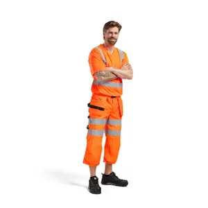 High Visibility T-Shirt v-kragen v-kragen anti-uv anti-geruch Blaklader image-1