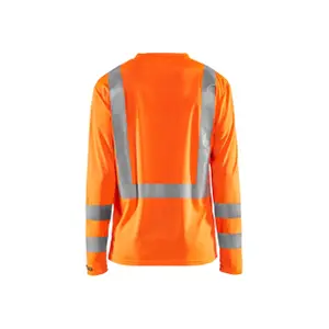 Camiseta de manga larga, alta visibilidad, anti-olor y anti-uv cuello pico Blaklader image-4