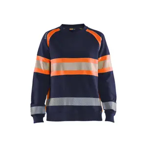 Women's zip-up sweatshirt Blaklader Hi-Vis image-0